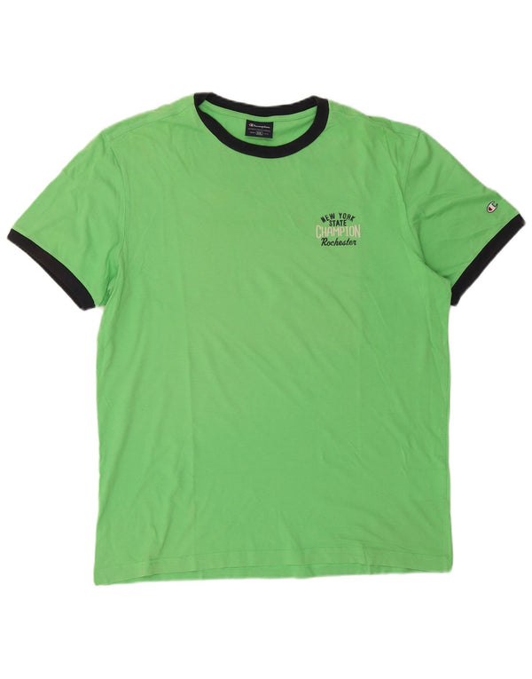Champion Top majica kratkih rukava 2XL zeleni pamuk