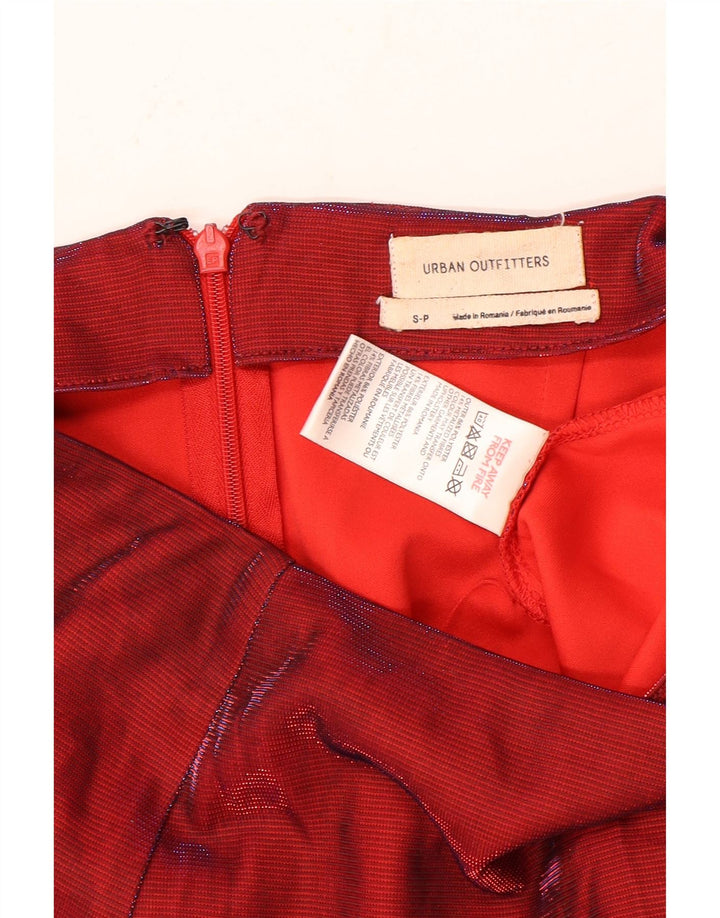URBAN OUTFITTERS Ženska mini suknja mala W28 kestenjasti poliester