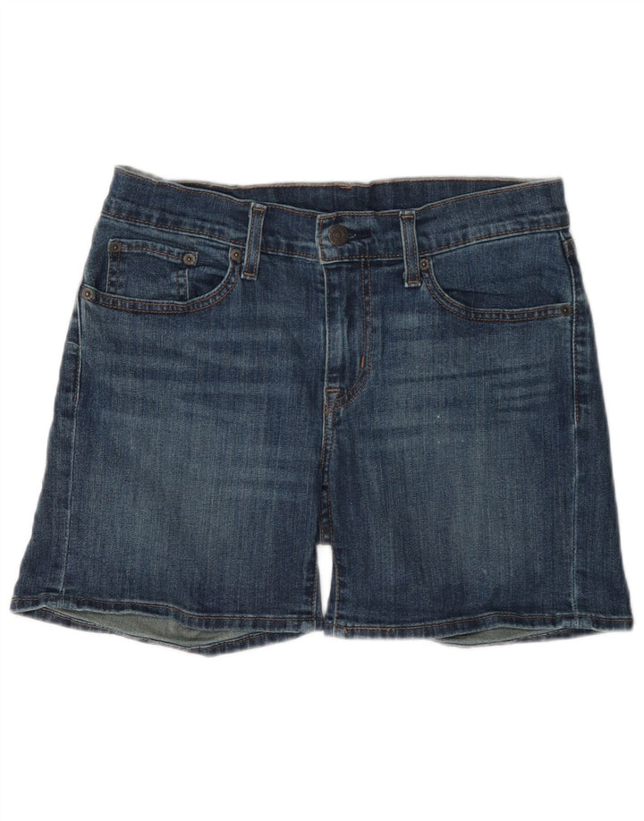 Levi's ženske traper kratke hlače W28 srednje plavi pamuk