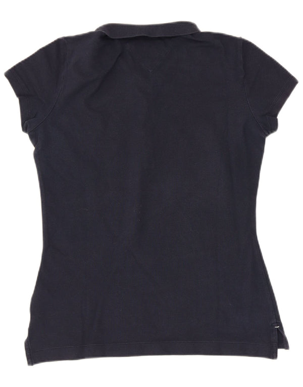 Tommy Hilfiger ženska polo majica uskog kroja UK 12 Srednje tamnoplavi pamuk