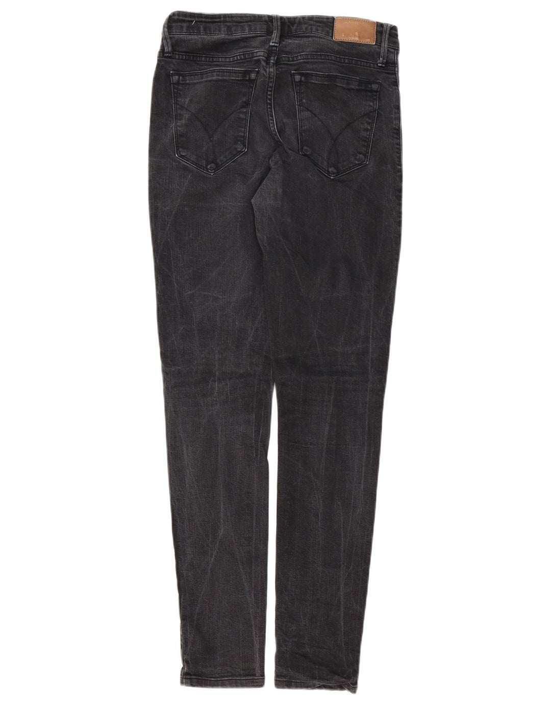 CALVIN KLEIN Ženske uske traperice W29 L30 crni pamuk