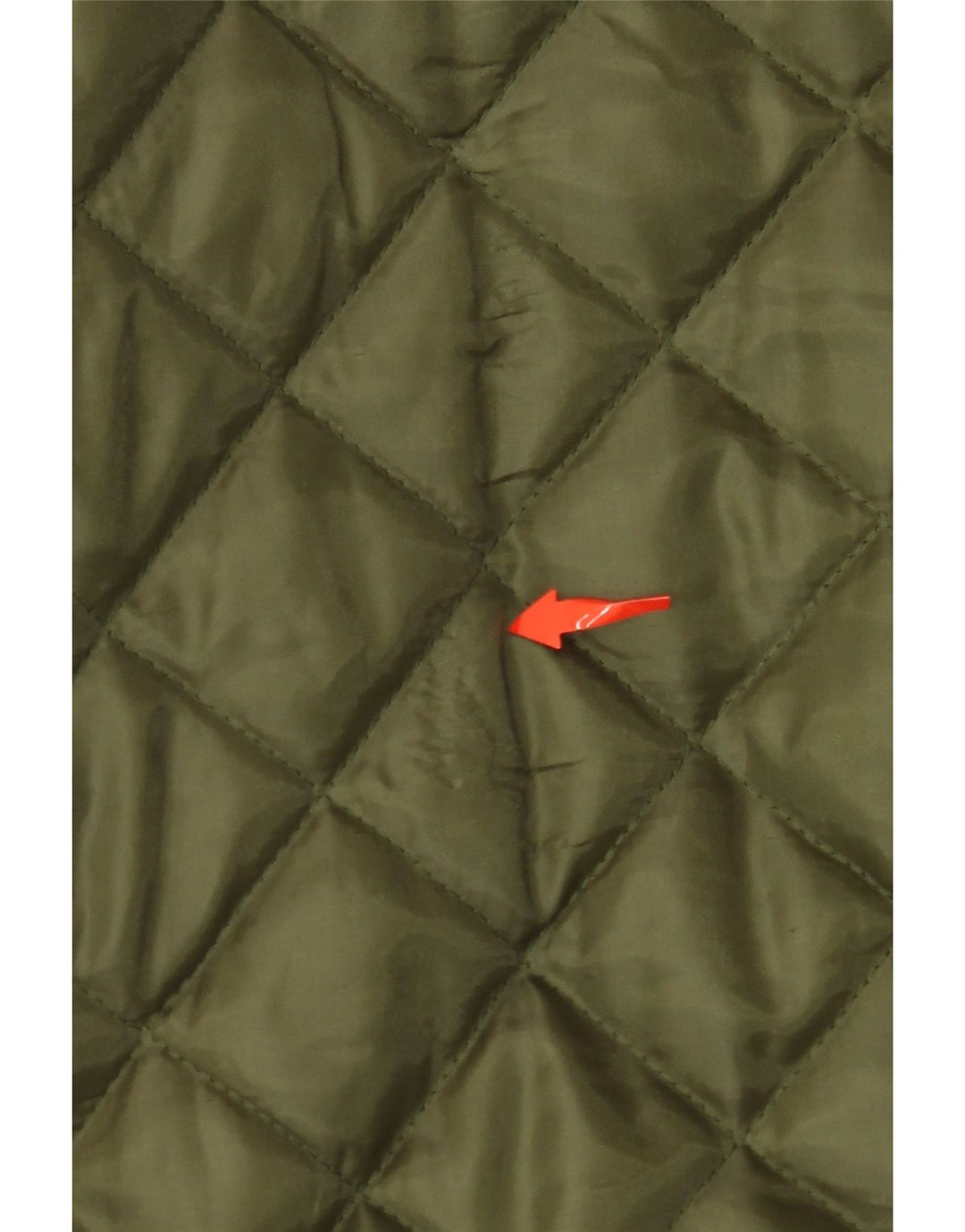 VINTAGE muška prošivena jakna UK 42 XL kaki poliester