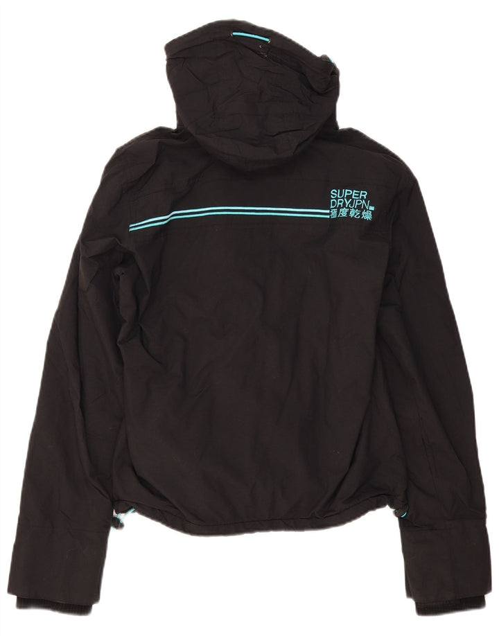 SUPERDRY ženska velika vjetrovka jakna UK 10 mala crna