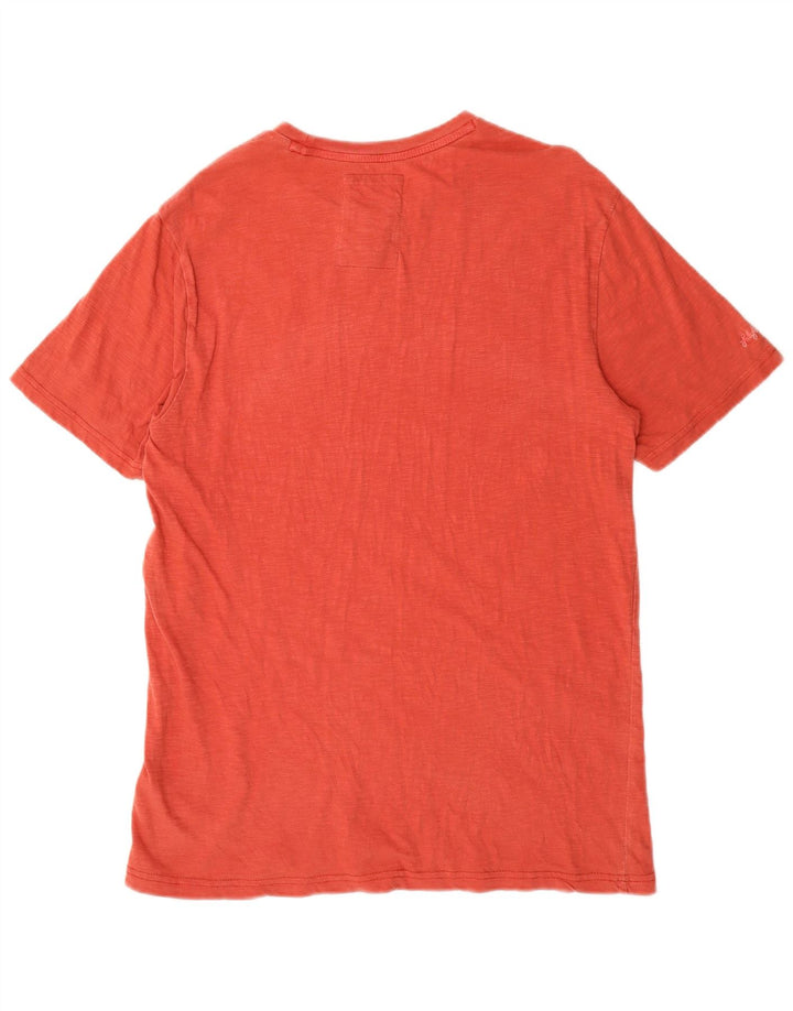 FAT FACE Mens Graphic T-Shirt Top Medium Red Cotton
