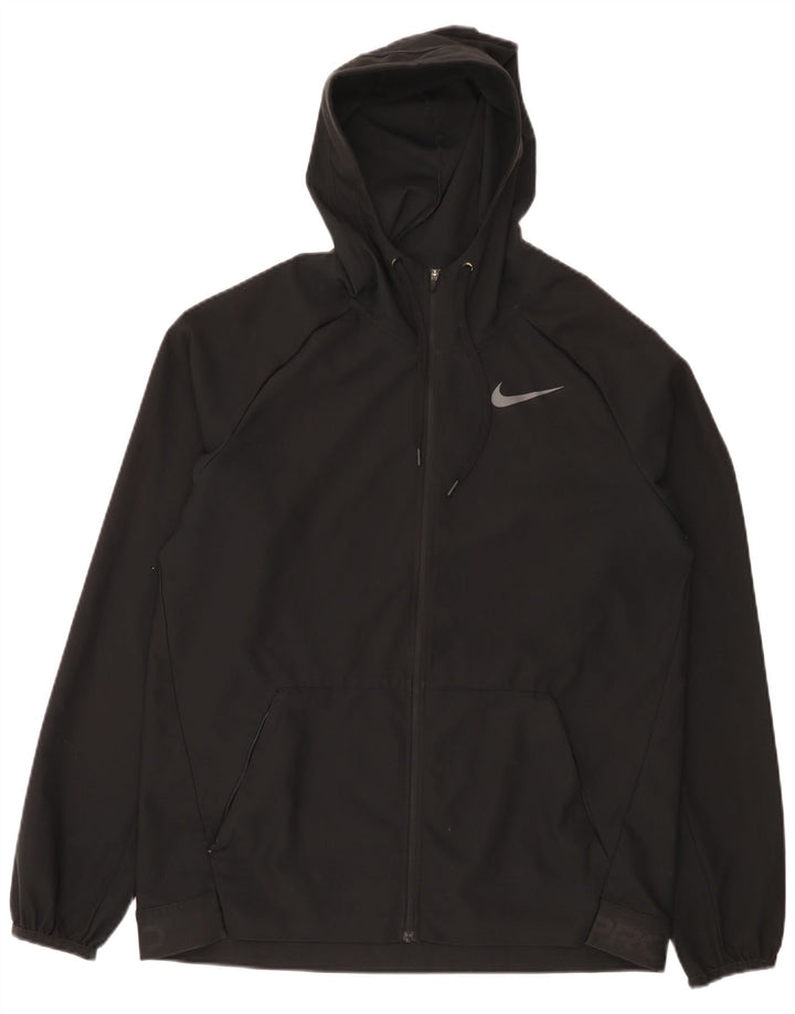 Nike Dri Fit Graphic Gornja jakna s kapuljačom srednje crna
