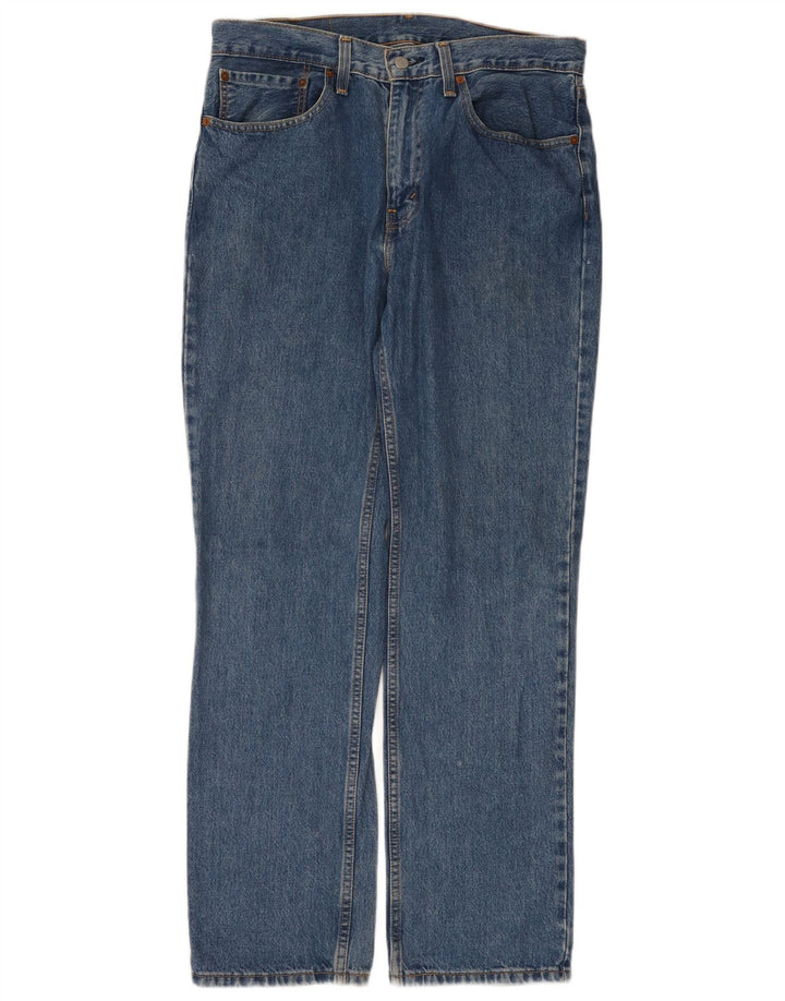Levi's muške 516 ravne traperice W34 L32 plavi pamuk