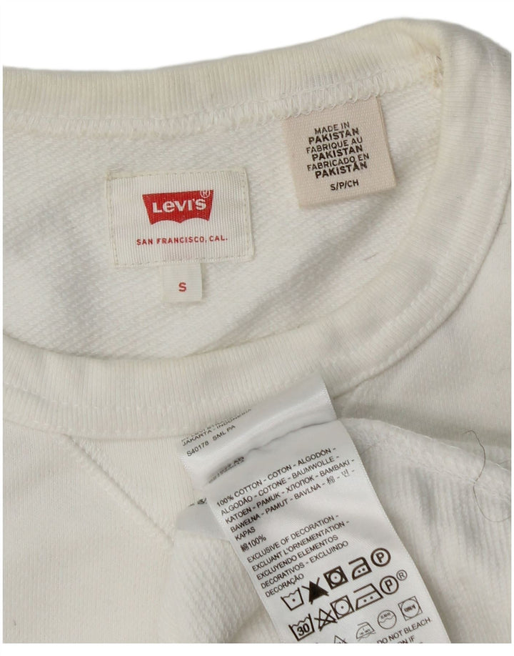 Levi's muški džemper mali bijeli pamuk