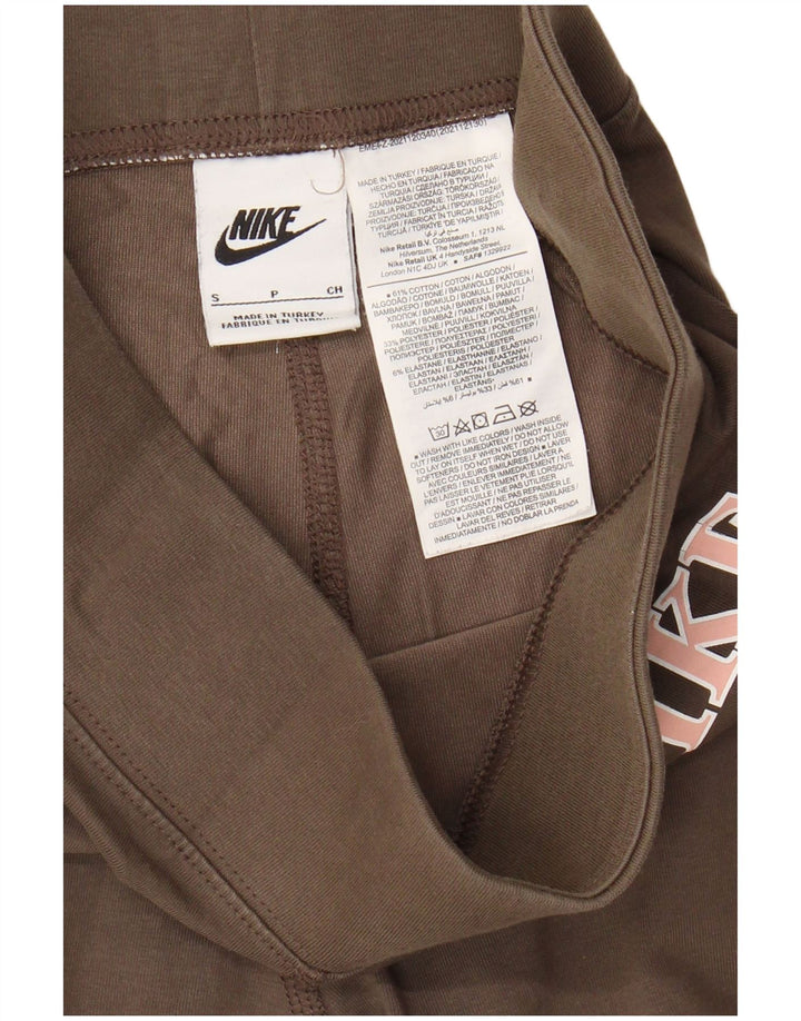 NIKE ženske grafičke tajice UK 10 male sive pamučne