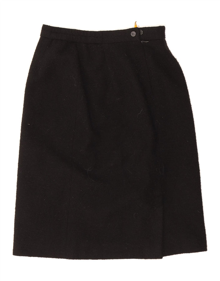 VINTAGE Womens A-Line Skirt W30 Medium Black Vintage Vintage and Second-Hand Vintage from Messina Hembry 