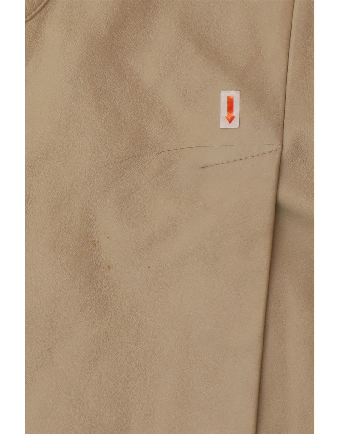 OLLY & CO Ženski kožni kaput UK 10 Mali bež kožni