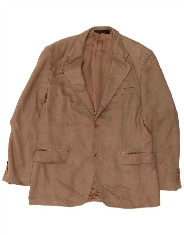 Zara muška jakna sa 2 gumba EU 54 XL bež poliester
