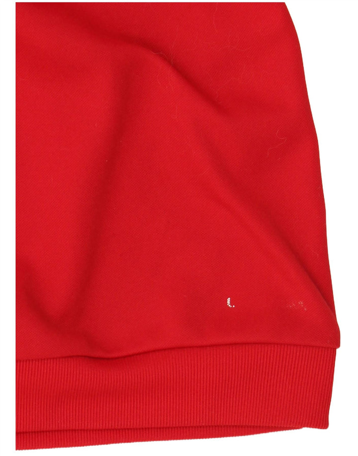 Adidas muška trenirka UK 38/40 poliester srednje crvene boje