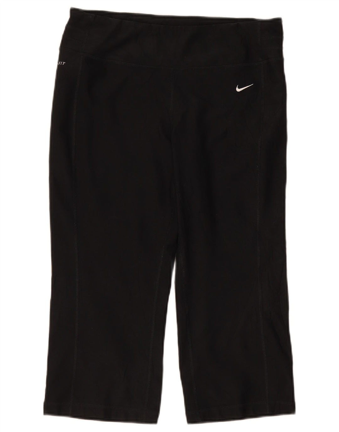 Nike ženske kapri tajice srednje W30 L19 crne sportske poliesterske