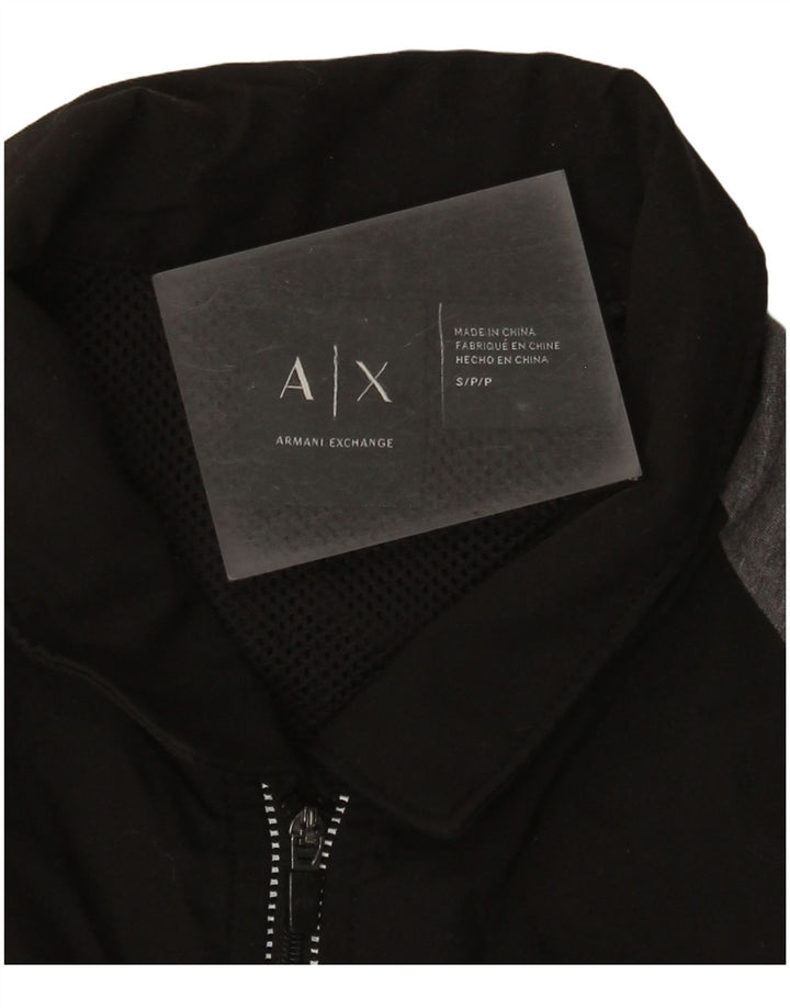 Armani Exchange muška grafička polo majica male crne boje