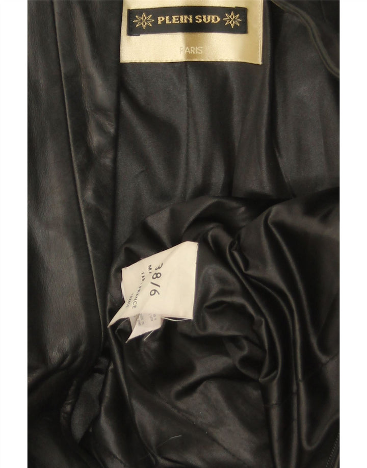 Plein Sud Ženski kožni kaput EU 38 srednje crne kože