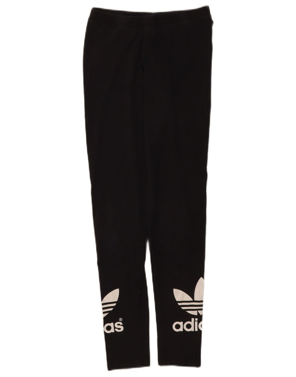 Adidas ženske grafičke tajice UK 8 male crne
