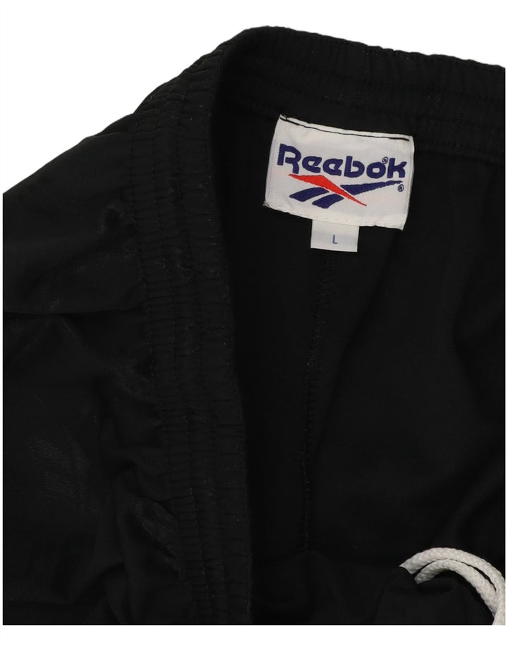 Reebok muške sportske kratke hlače veliki crni poliester