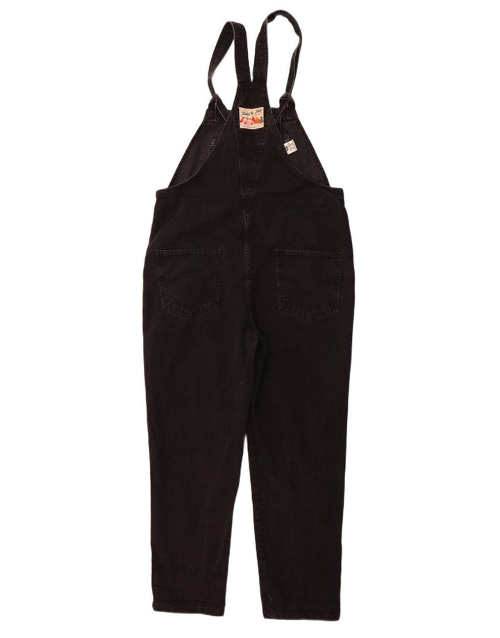LUCY & YAK Ženske traperice Dungarees UK 14 Large W38 L28 Crni pamuk