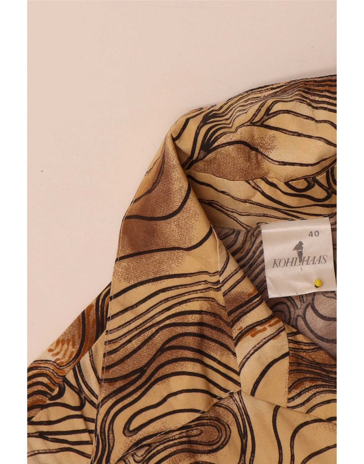 Kohlhaas ženska košulja bluza EU 40 Srednje smeđa Tie Dye viskoza