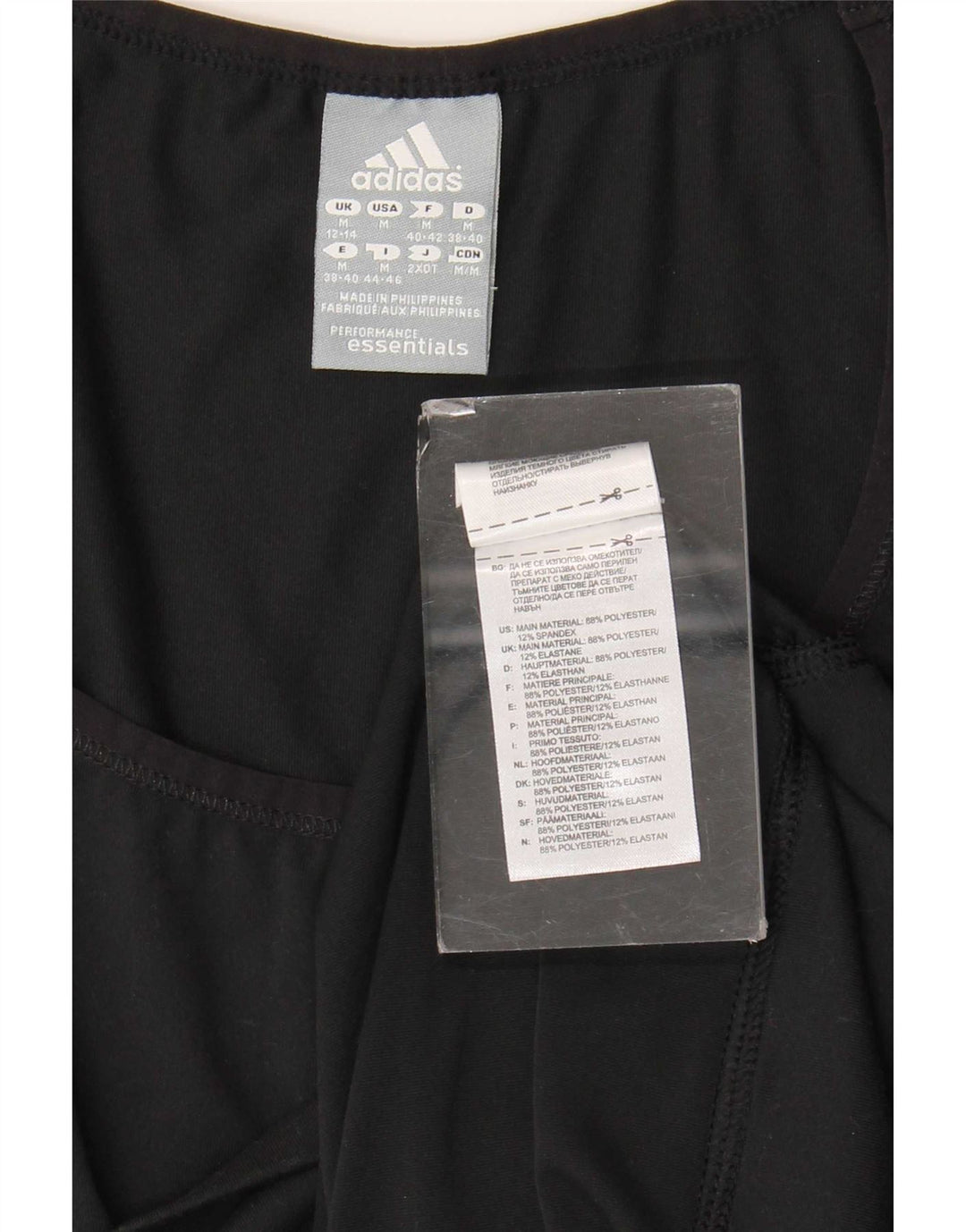 Adidas ženska majica kratkih rukava Climalite UK 12/14 srednji crni poliester