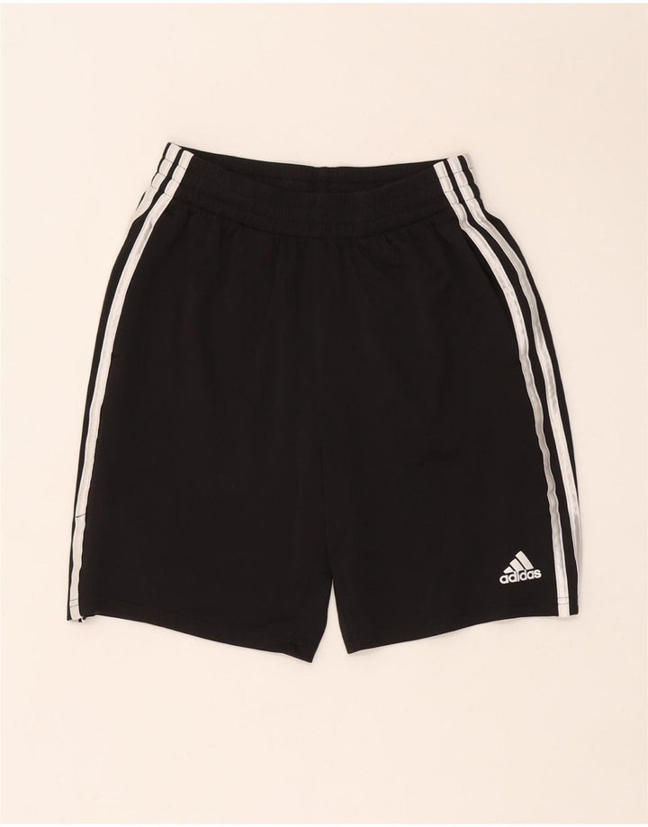 Adidas kratke sportske hlače za dječake 12-13 godina velike crne poliesterske