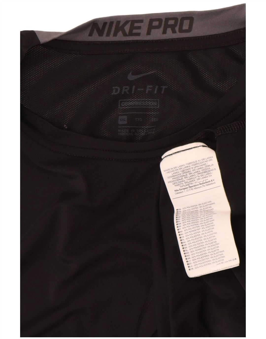 Nike Dri Fit T-Shirt Top 2XL crni poliester