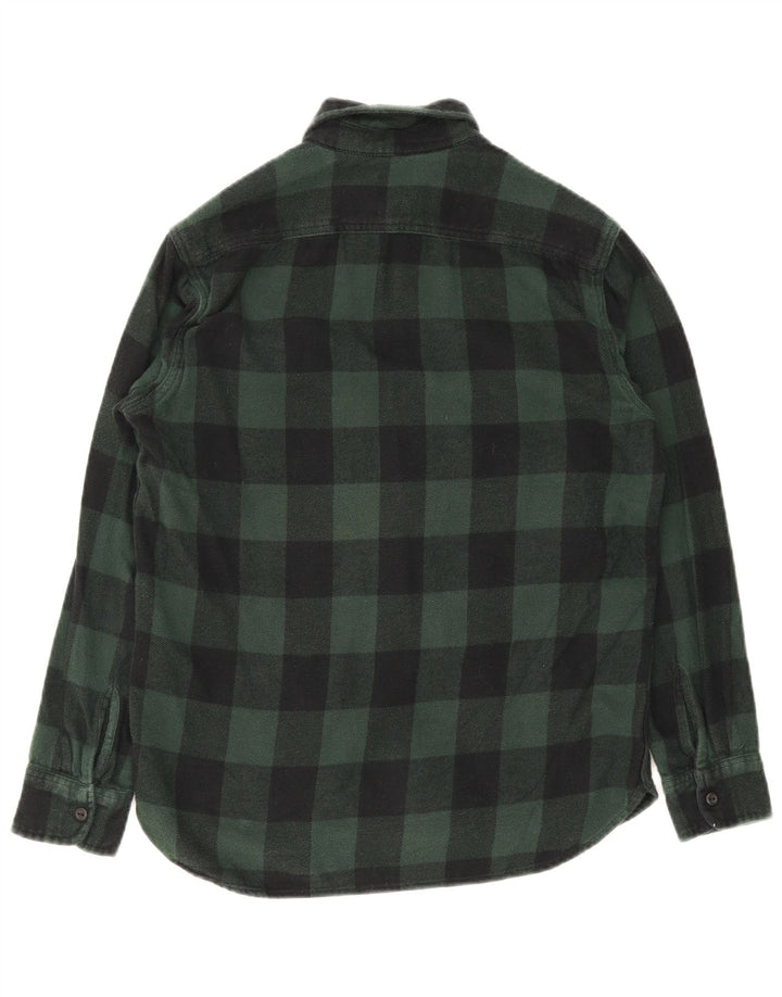 Levi's muška flanelska košulja, mali zeleni pamuk od ginghama