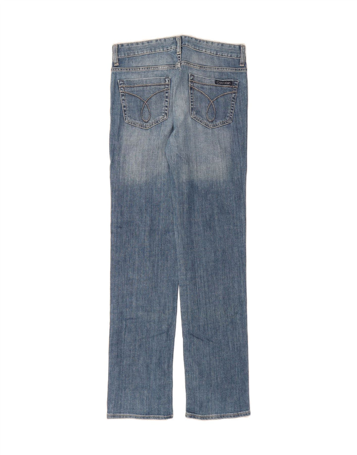 CALVIN KLEIN Womens Straight Jeans US 6 Medium W28 L33 Blue Cotton Vintage Calvin Klein and Second-Hand Calvin Klein from Messina Hembry 