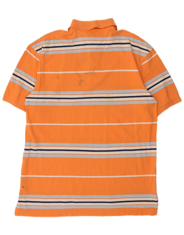 Tommy Hilfiger muška polo majica XL, pamuk na narančaste pruge