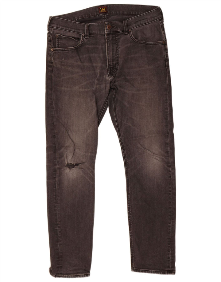 Lee Mens Luke Slim Jeans W32 L30 Sivi pamuk