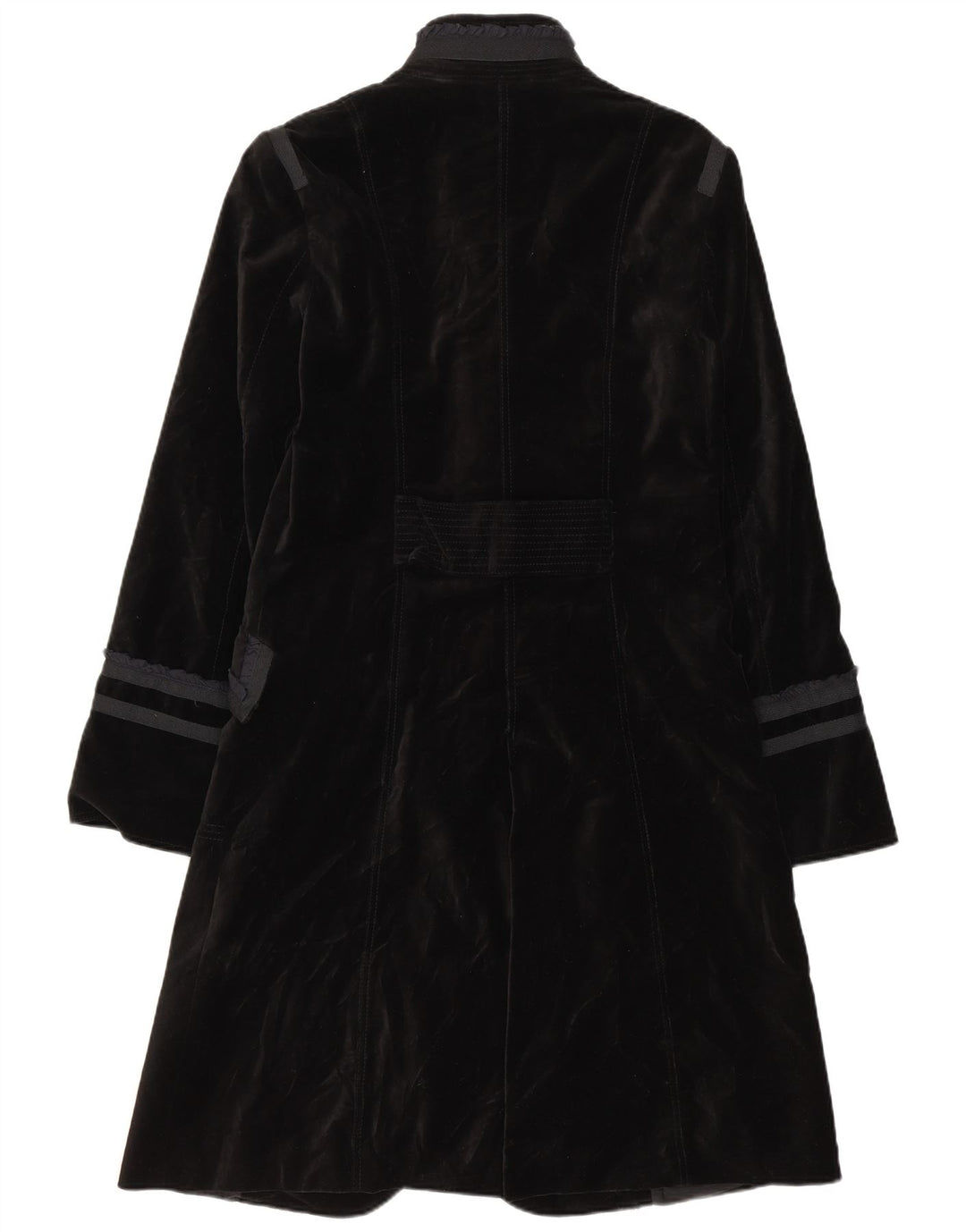 Vintage ženski kaput od velura UK 10 Small Black