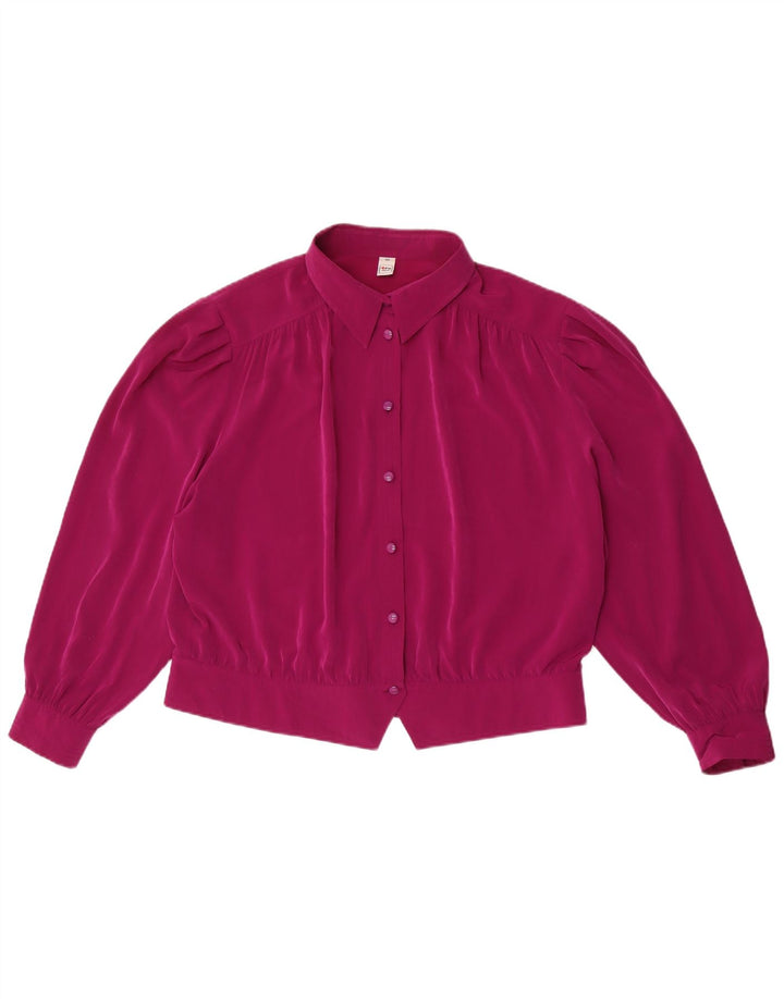 Tru ženska košulja bluza IT 48 XL ljubičasti poliester