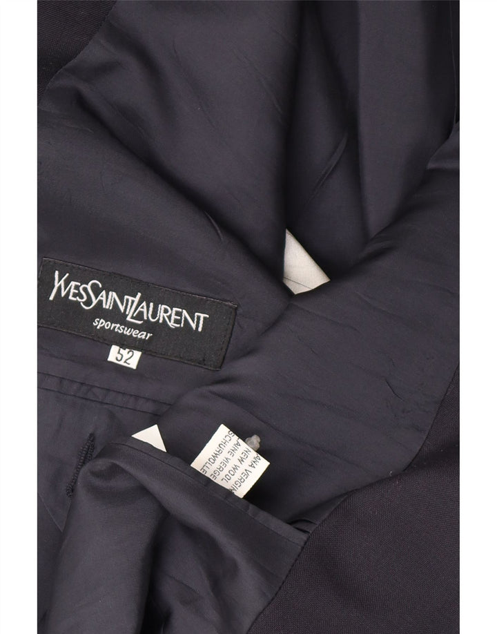 Yves Saint Laurent muška jakna sa 2 gumba IT 52 XL tamnoplava nova vuna