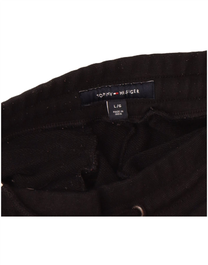 TOMMY HILFIGER Ženska trenirka Hlače Joggers UK 14 Large Black