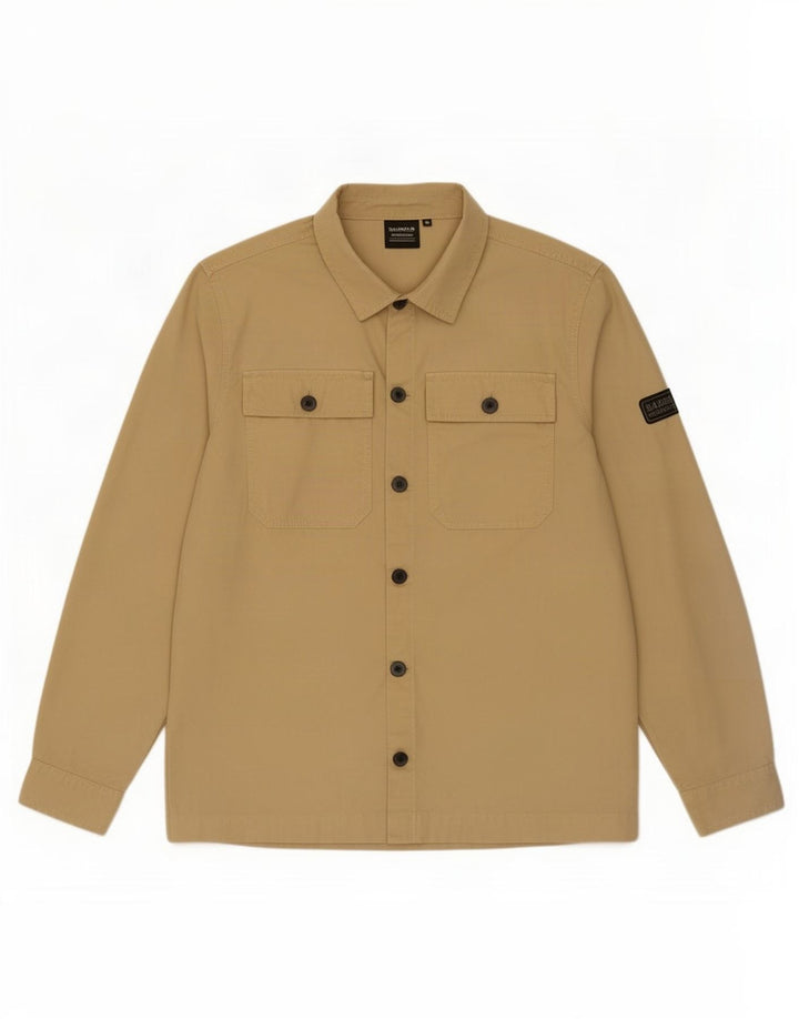 Barbour muška košulja srednje bež pamuk