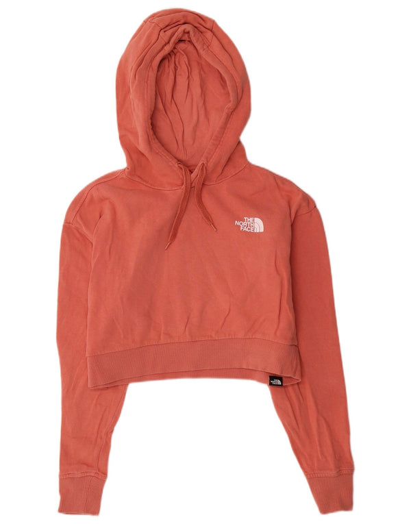 The North Face ženska kratka velika majica s kapuljačom UK 10 Mala ružičasta pamuk