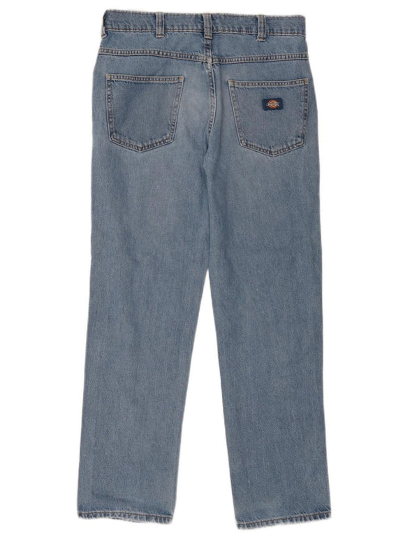 DICKIES Ženske ravne traperice W28 L30 plavi pamuk