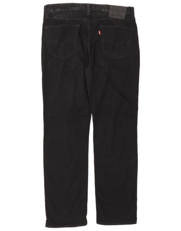 Levi's muške 514 ravne traperice W34 L32 crni pamuk