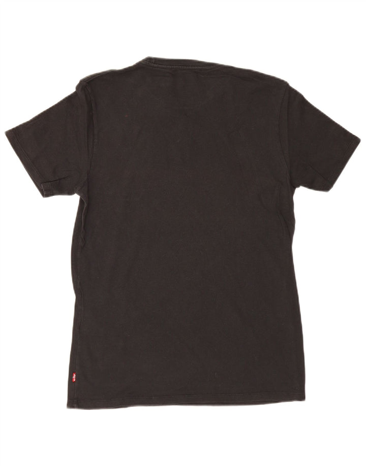 Levi's muška majica s grafičkim motivima, mala crna pamučna majica