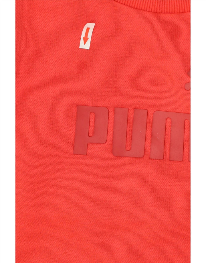 Puma muški džemper s grafičkim motivima, mali crveni