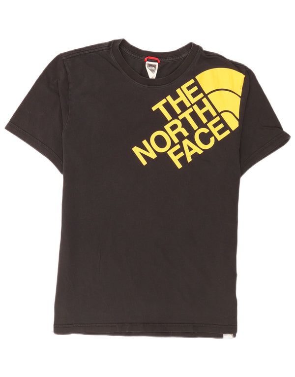 Velika crna pamučna muška majica s grafičkim motivima The North Face