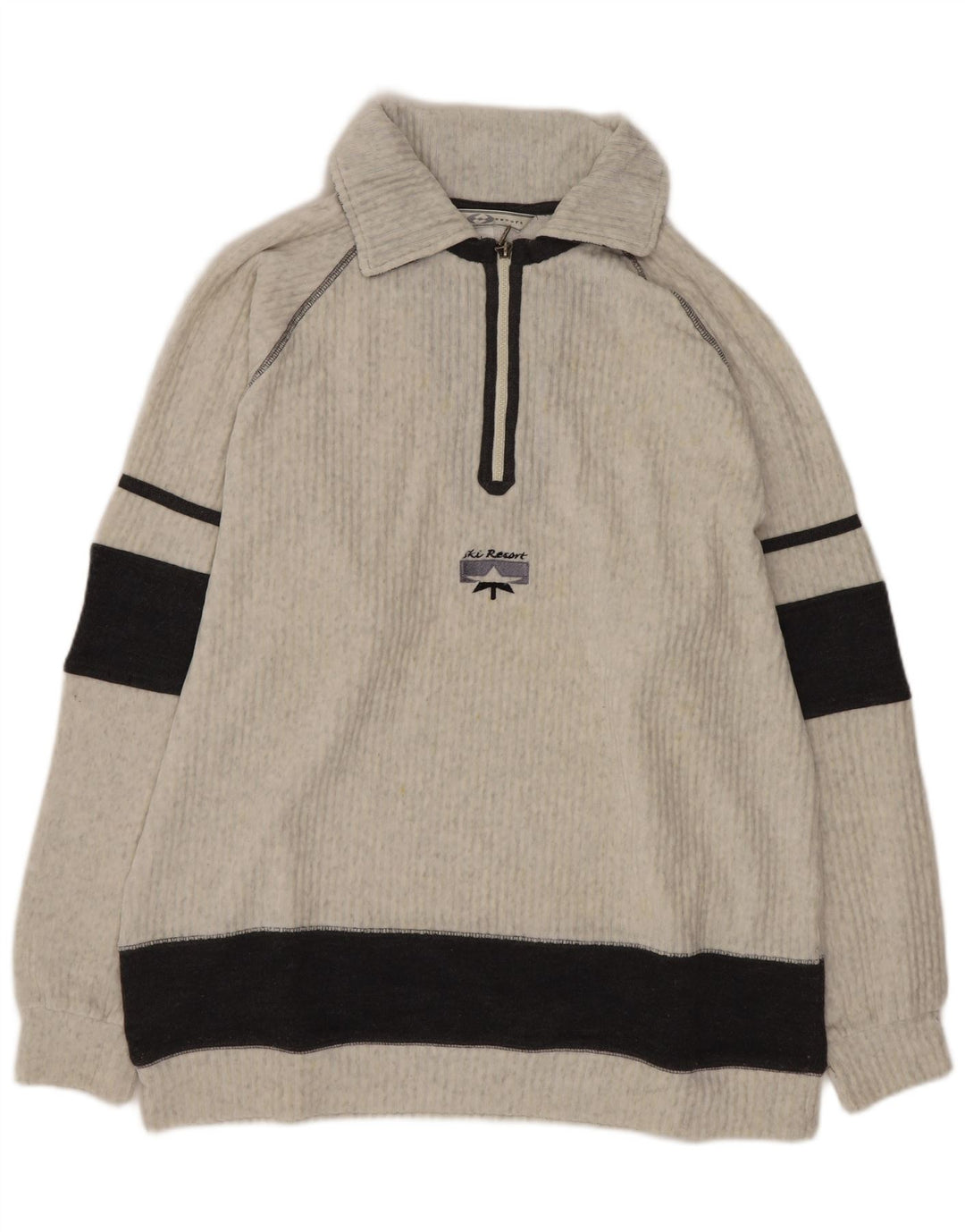 Lotto muški pulover s polo ovratnikom, veliki sivi pamuk u blokovima boja