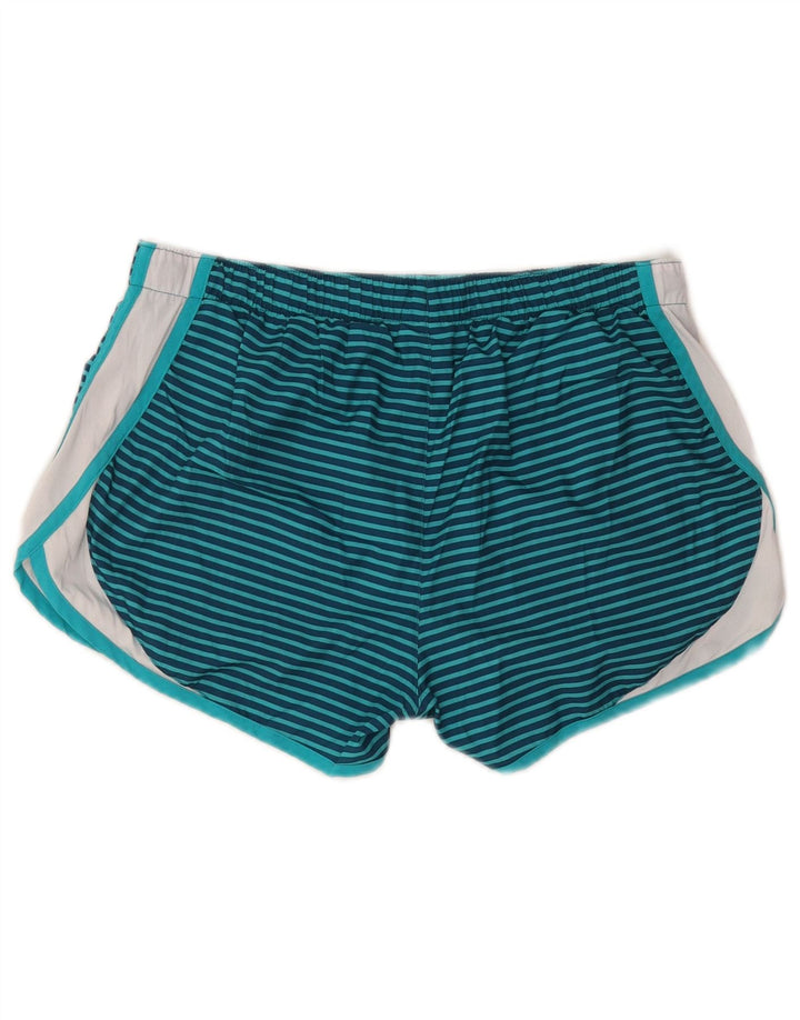 NEW BALANCE Ženske sportske kratke hlače UK 14 srednje tamnoplave pruge