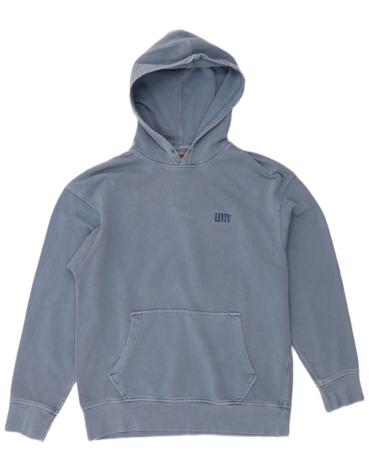 Levi's muška majica s kapuljačom opuštenog kroja srednje plava