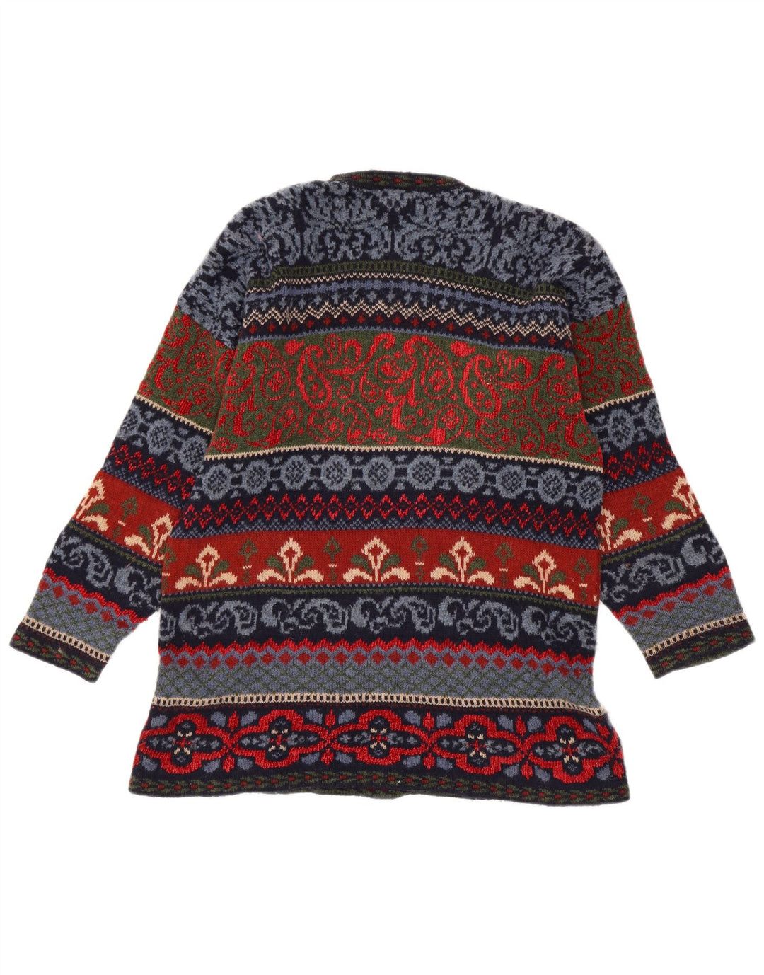 Vintage muški džemper s okruglim izrezom IT 44, srednje raznobojni Fair Isle