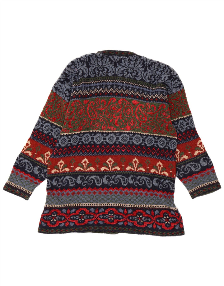 Vintage muški džemper s okruglim izrezom IT 44, srednje raznobojni Fair Isle