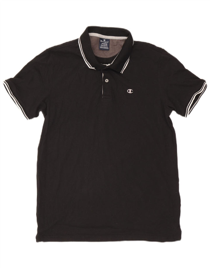 Champion muška polo majica Srednje crni pamuk