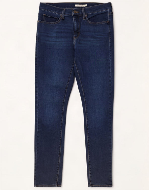Levi's Womens 312 Shaping Slim Jeans W31 L32 Blue Cotton
