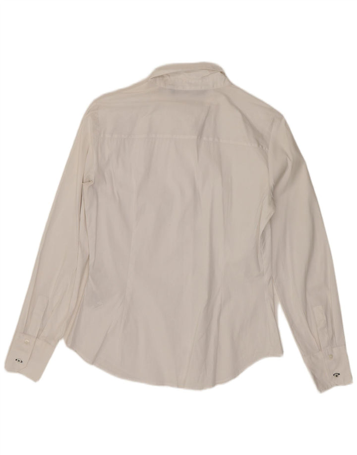 Zara ženska košulja UK 14 Large White Cotton