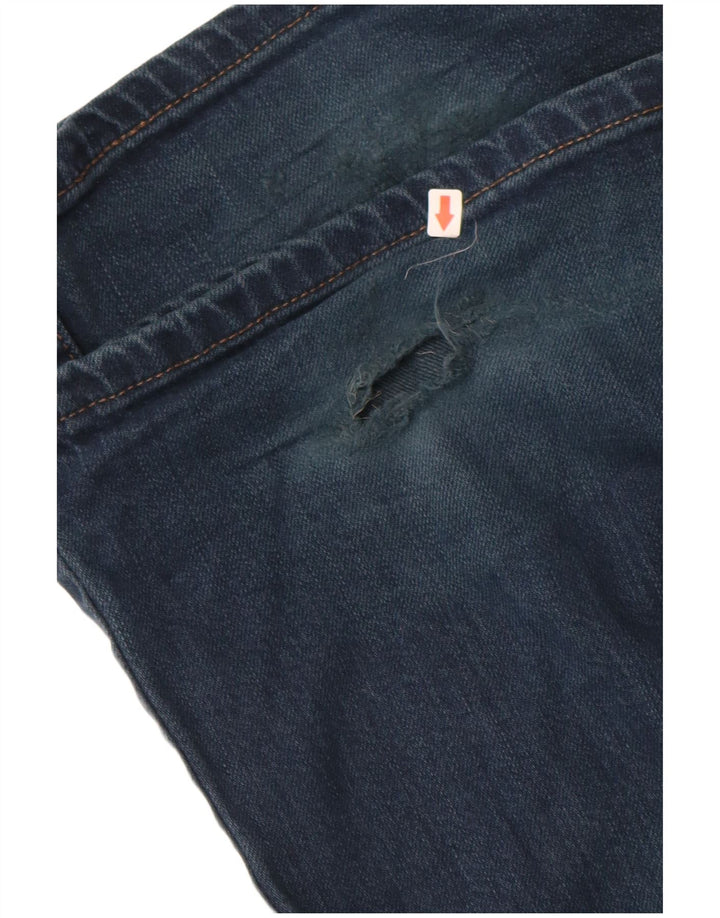 LEVI'S Ženske 545 Bootcut traperice W29 L34 tamnoplavi pamuk
